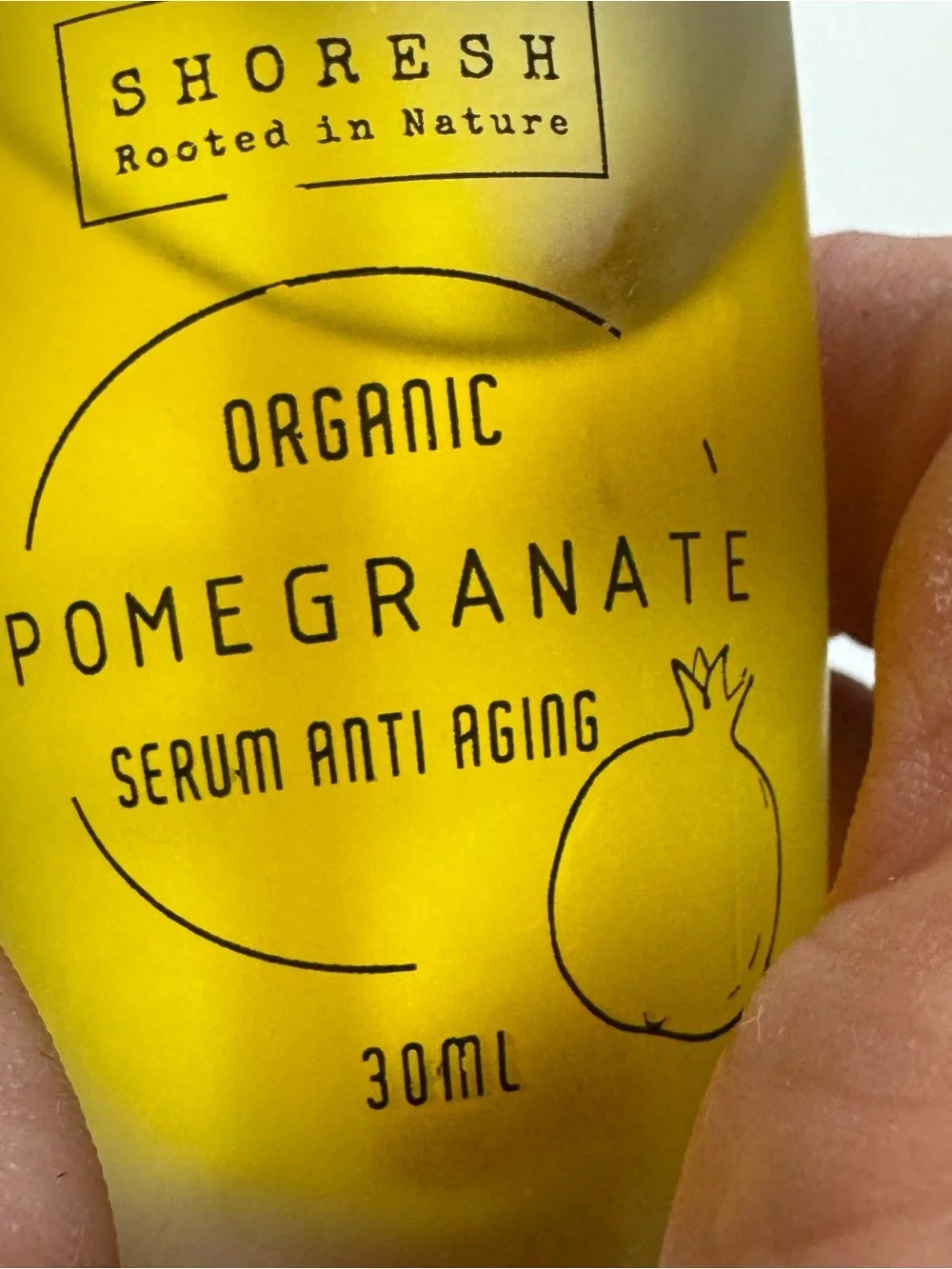 Shoresh Organic Pomegranate Anti-Aging Serum unused from Israel